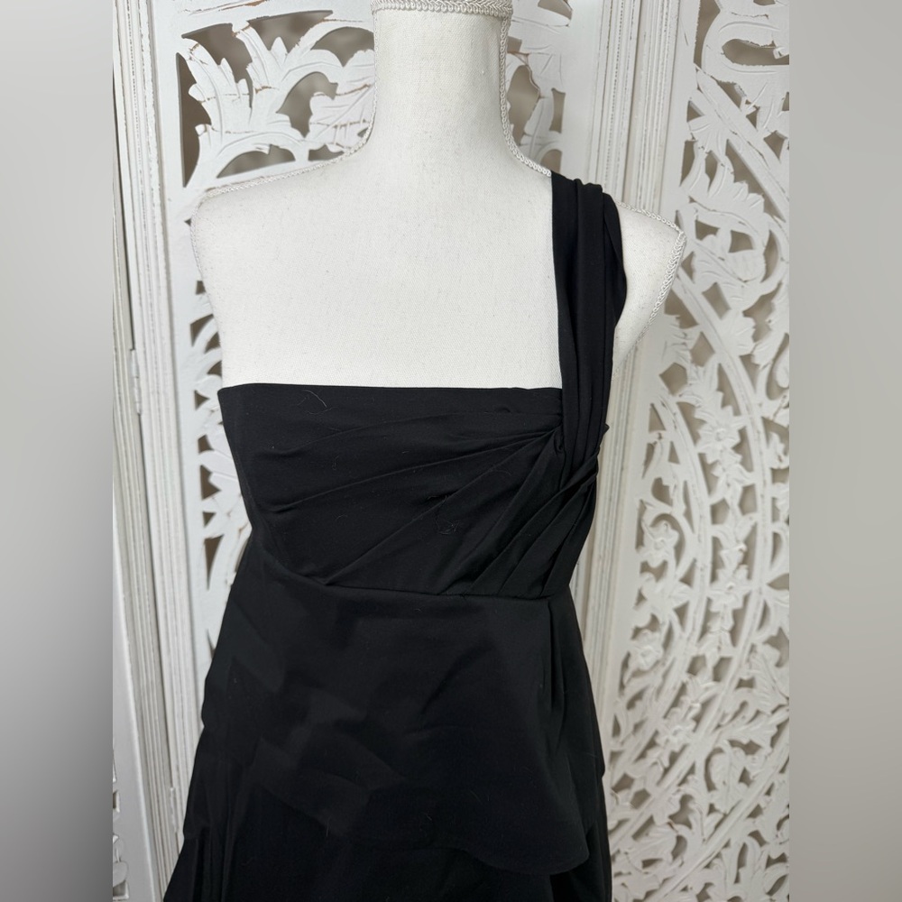 Robert Rodriguez Black One-Shoulder Dress - Picture 7 of 10